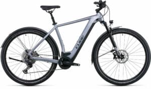 Cube Nuride Hybrid EXC Allroad polarsilver´n´black 2022 29"; 625 Wh Diamant