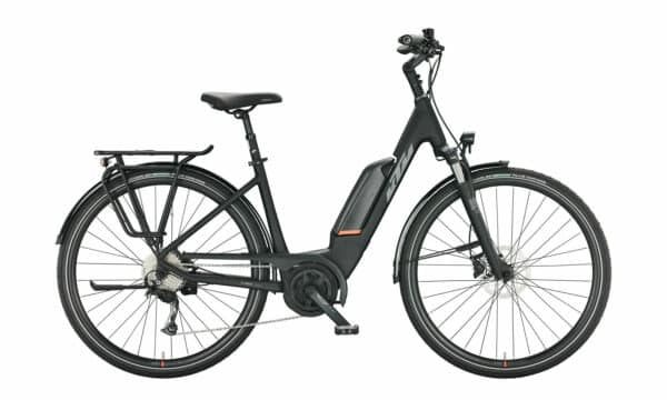 KTM MACINA FUN A510 black matt (grey+orange) 2022 28"; 500 Wh Wave