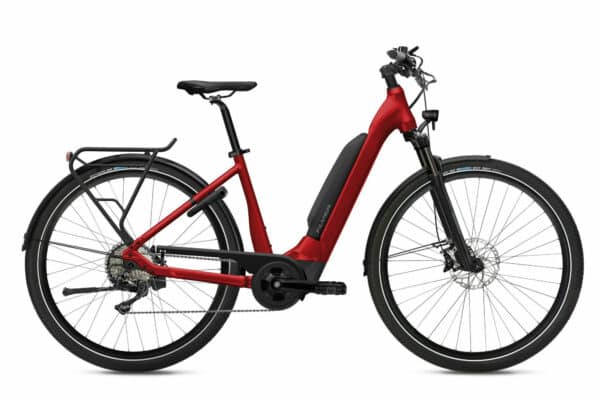 Flyer Upstreet5 7.10 Mercury Red Gloss 2022 28"; 750 Wh Wave