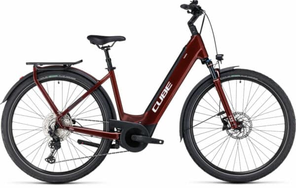 Cube Touring Hybrid EXC 625 red´n´white 2023 28"; 625 Wh Wave