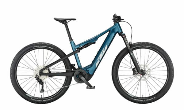 KTM MACINA CHACANA 591 vital blue matt (silver+black) 2023 29"; 500 Wh Diamant