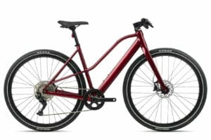 Orbea VIBE MID H30 Metallic Dark Red (Gloss) 2022 28"; 248 Wh Trapez