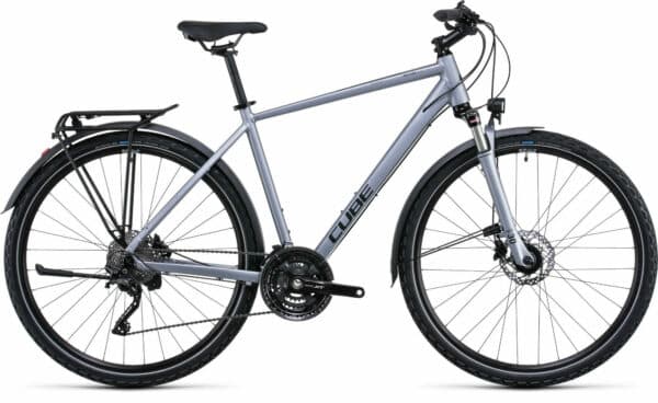 Cube Nature EXC Allroad polarsilver´n´black 2022 28"; Diamant