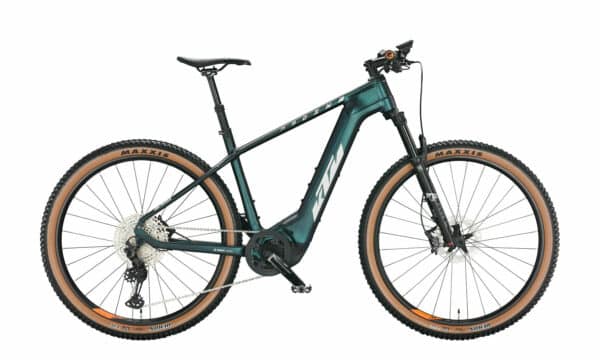 KTM MACINA TEAM 791 greenpurple-flip matt (silver+orange) 2022 29"; 750 Wh Diaman...