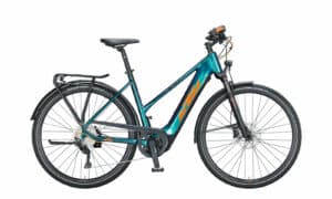 KTM MACINA SPORT 630 Green Purple Flip ( Orange Black ) 2021 28"; 625 Wh Trapez