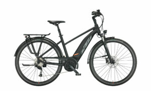 KTM MACINA FUN A510 black matt (grey+orange) 2022 28"; 500 Wh Trapez