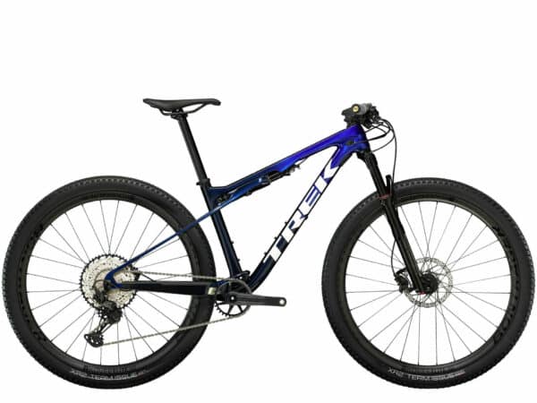 Trek Supercaliber 9.7 Hex Blue to Deep Dark Blue Fade 2023 29"; Diamant