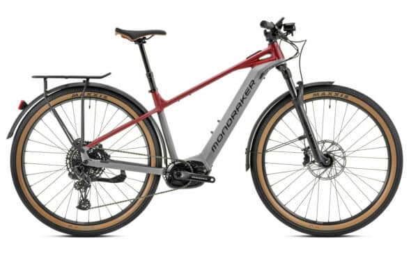 Mondraker PRIME RX Nimbus Grey-Cherry Red 2023 29"; 750 Wh Diamant