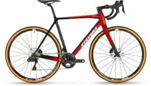 Stevens Super Prestige Di2 Chrome Red Black 2023 28"; Diamant