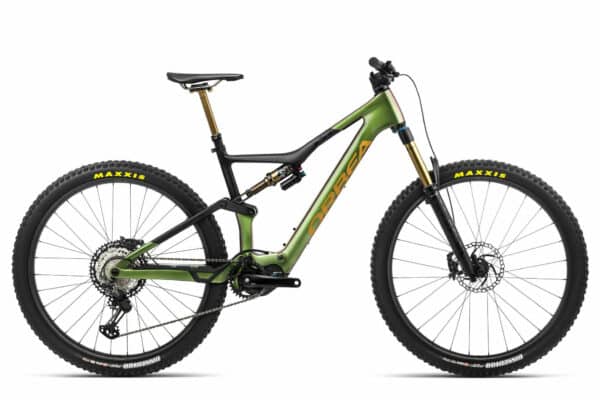 Orbea RISE M-TEAM Chameleon Goblin Green (Gloss)-Black (Matt) 2023 29"; 360 Wh Di...