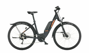 KTM MACINA CROSS P510 STREET black matt (orange) 2022 28"; 500 Wh Wave