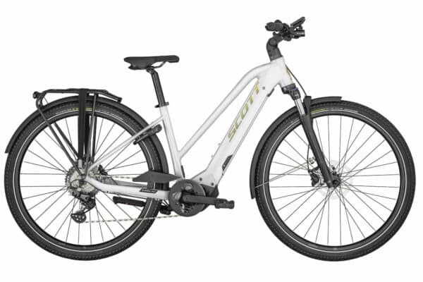 Scott Sub Sport eRIDE 20 Lady Sparkle White 2023 28"; 625 Wh Trapez