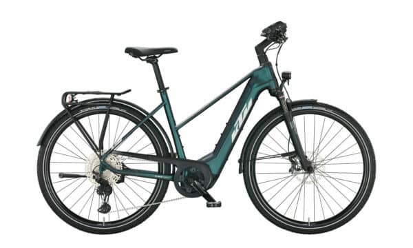 KTM MACINA SPORT 710 greenpurple-flip matt (silver+blue) 2022 28"; 750 Wh Trapez