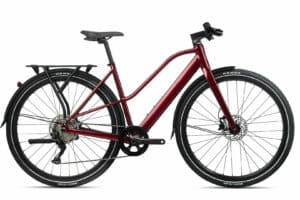 Orbea VIBE MID H30 EQ Metallic Dark Red (Gloss) 2022 28"; 248 Wh Trapez