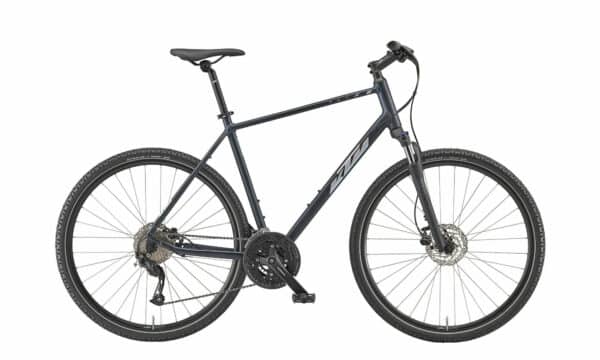 KTM X-LIFE ROAD ultimate dark blue matt (silver+blue) 2023 28"; Diamant