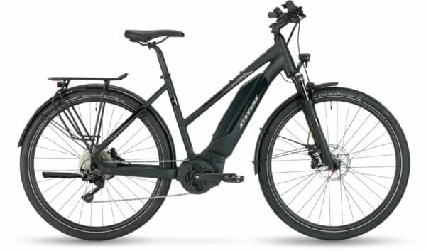 Stevens E-6X Tour Lady Stealth Black 2022 28"; 500 Wh Trapez