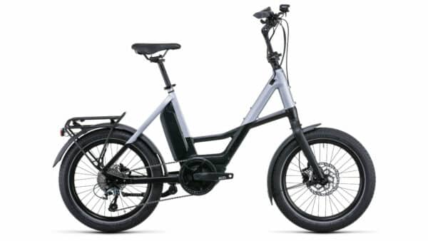 Cube Compact Sport Hybrid black´n´polarsilver 2022 20"; 500 Wh Wave