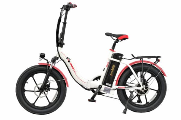 SMARTbike NEXUS 3.0 weiß-rot 2023 20"; 690 Wh Wave